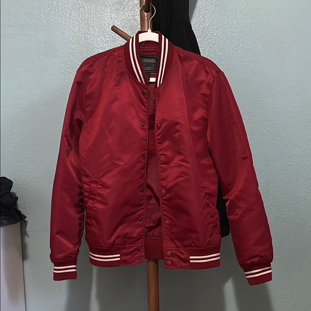 21men Red Bomber Jacket